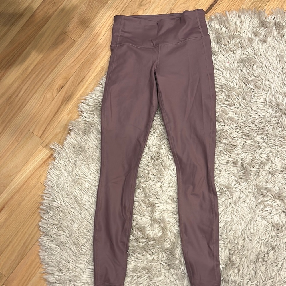 Purple High-Waisted Leggings